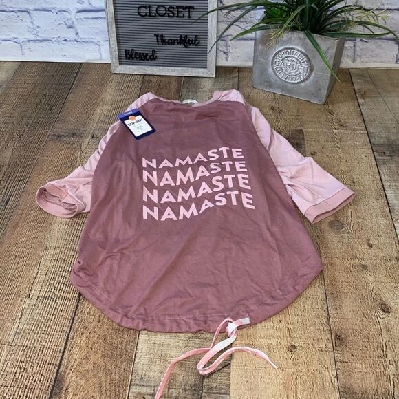 NEW Top Paw Dog Cute T-Shirt "NAMASTE" XL - Picture 1 of 10